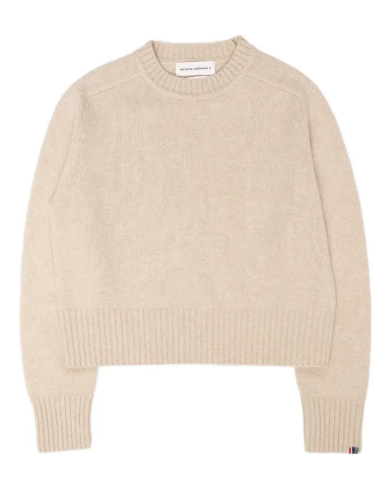 extreme cashmere Kaschmirpullover mit rundem Ausschnitt - Nude Nude