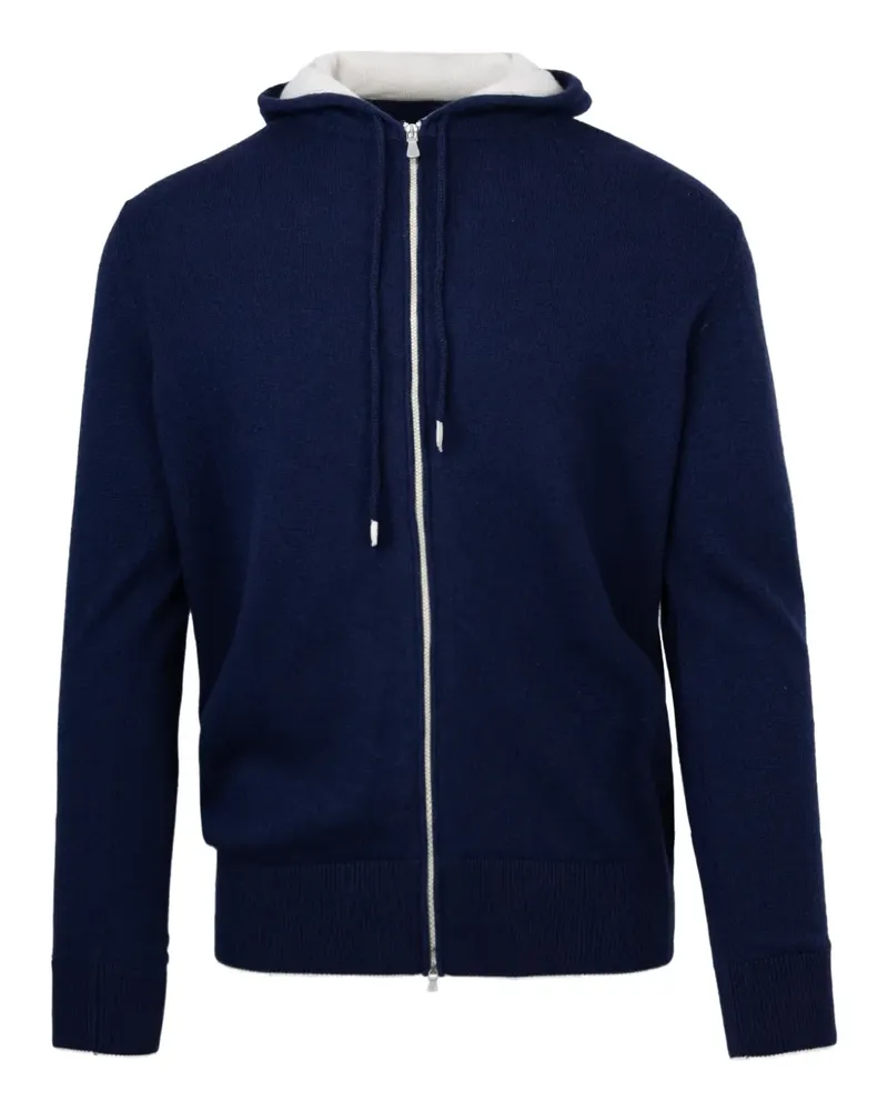 Eleventy Kapuzenjacke aus Kaschmir - Blau Blau