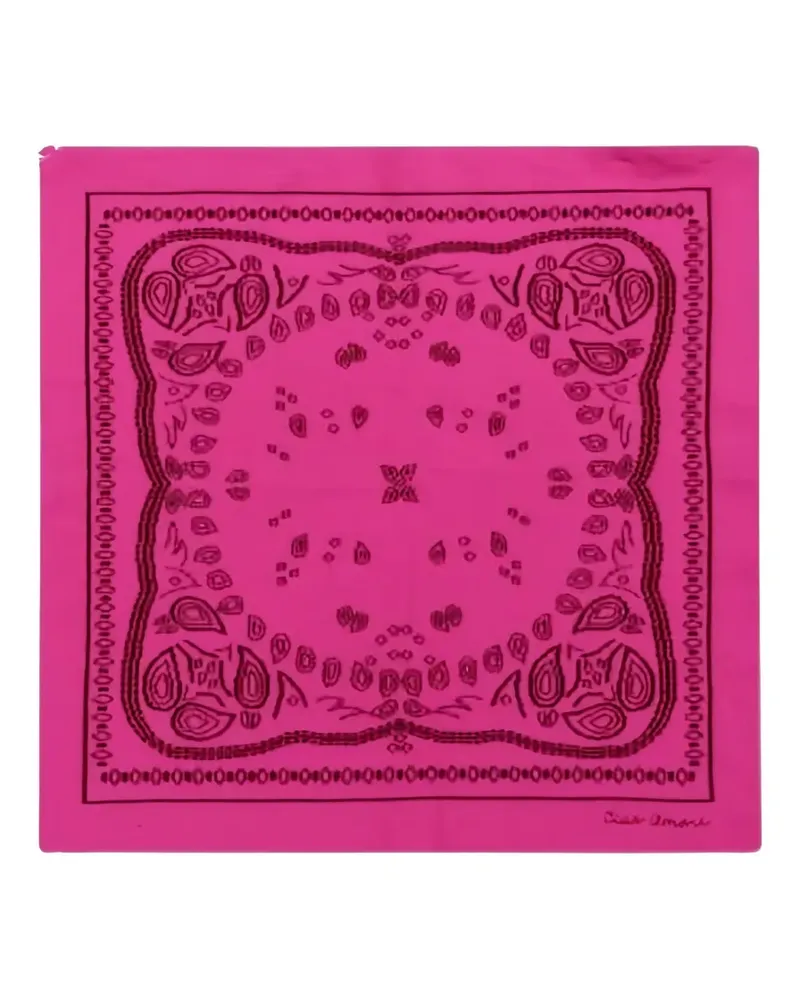 Giada Benincasa Halstuch mit Paisley-Print - Rosa Rosa