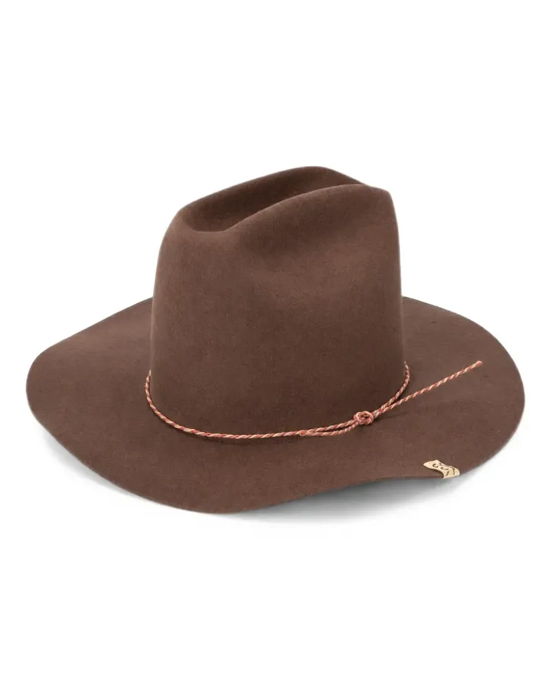 Visvim Hut mit breiter Krempe - Braun Braun