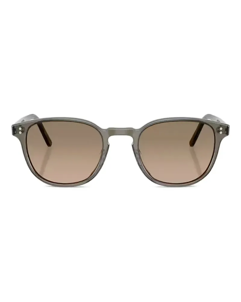 Oliver Peoples Fairmont round-frame sunglasses - Grau Grau