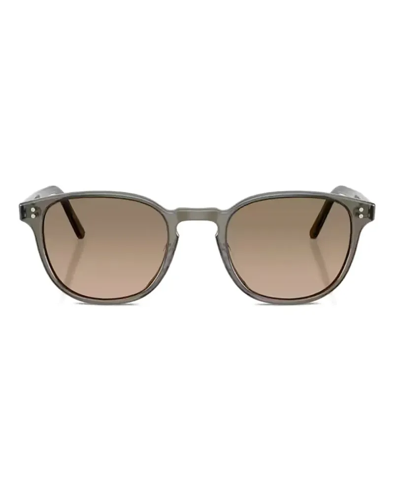 Oliver Peoples Fairmont round-frame sunglasses - Grau Grau