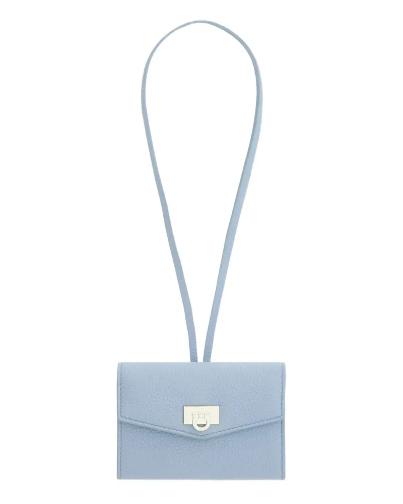 Ferragamo Kartenetui mit Gancini-Schnalle - Blau Blau