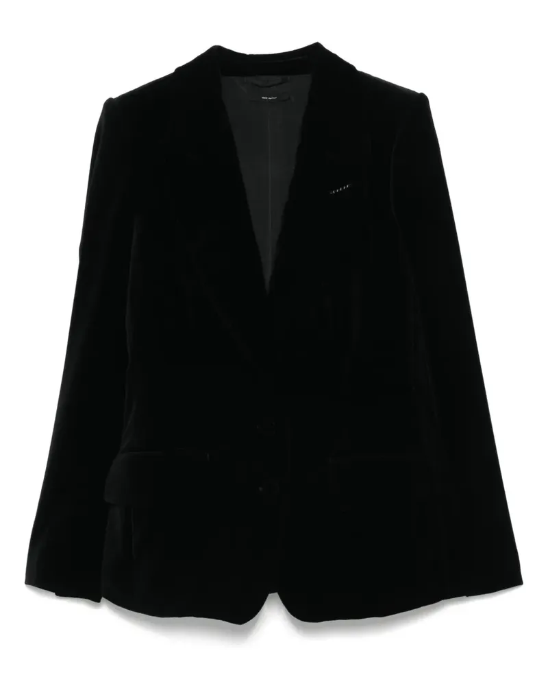Tom Ford Einreihiges Sakko - Schwarz Schwarz