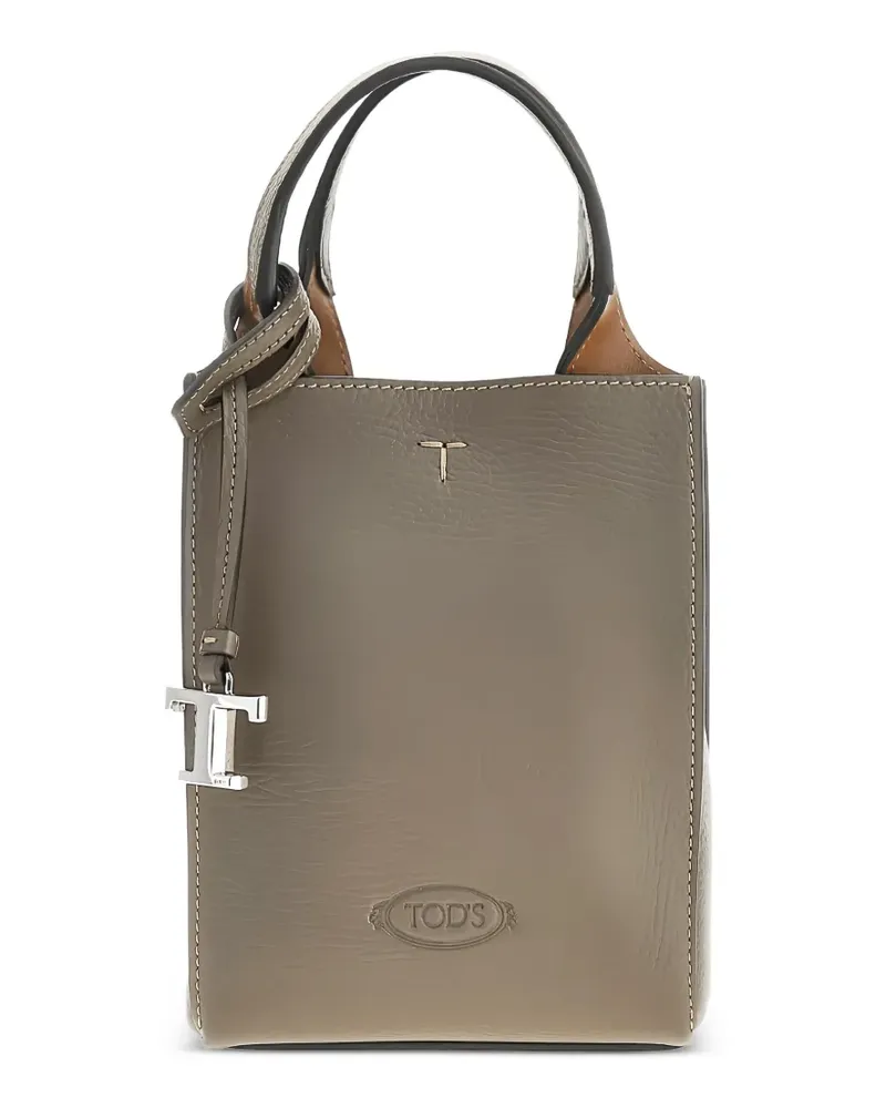 TOD'S Mini-Tasche mit T-Anhänger - Grün Grün