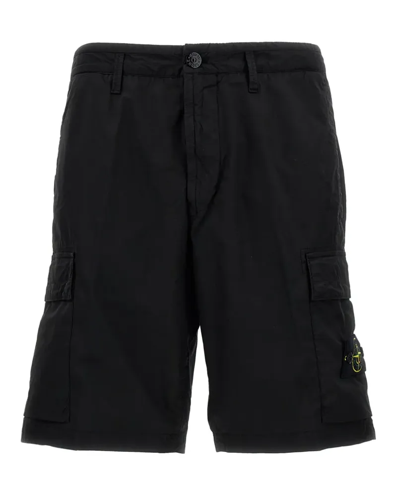 Stone Island Paracadute cargo shorts - Schwarz Schwarz