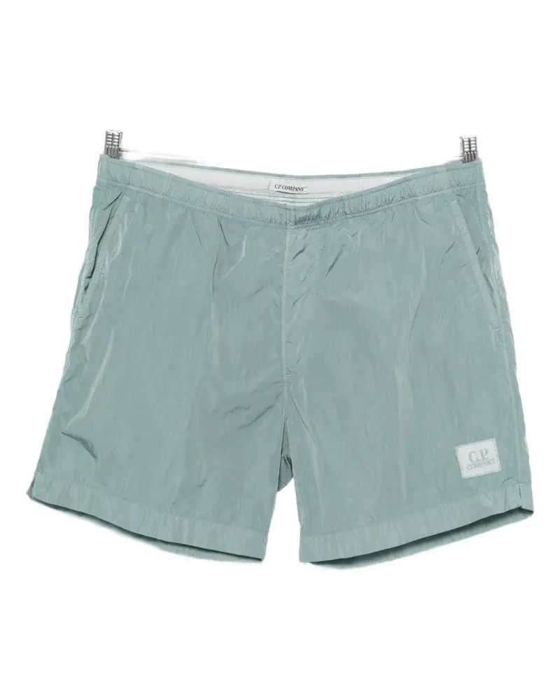 C.P. Company logo-patch swim shorts - Blau Blau