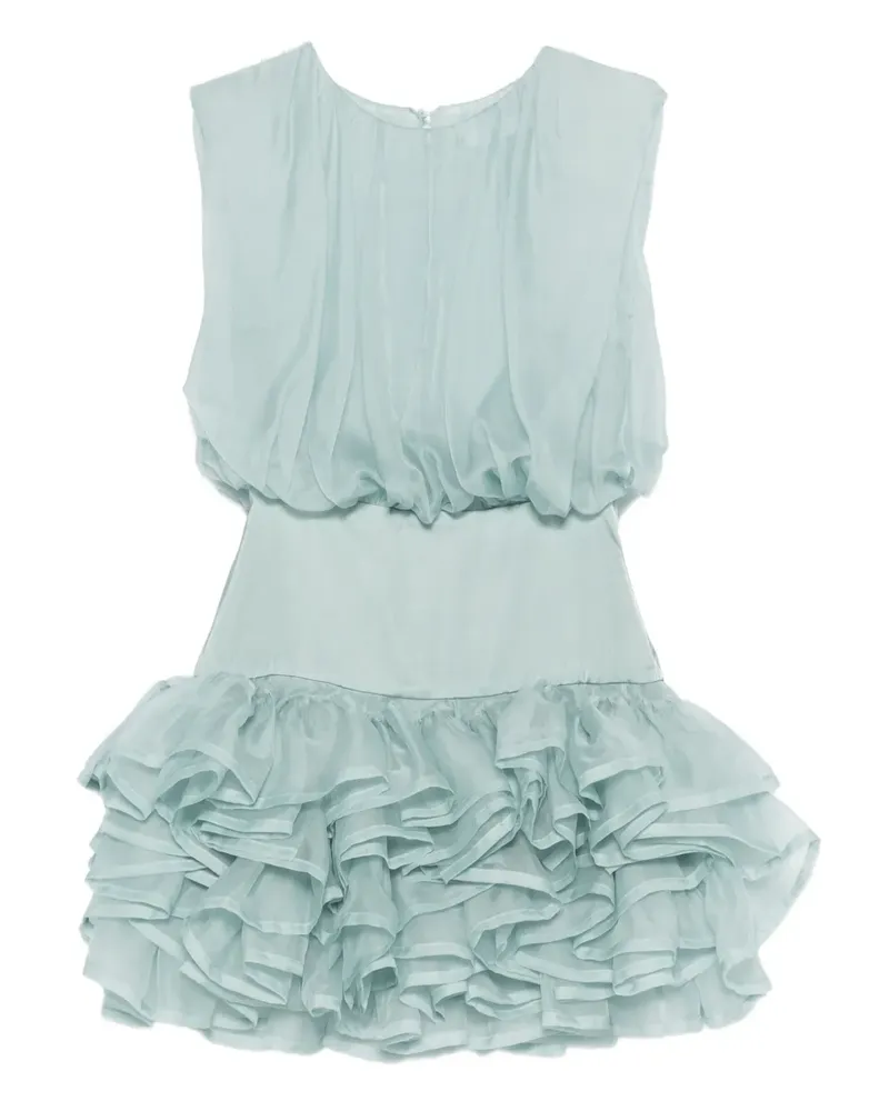 Viktor & Rolf Minikleid mit Rüschen - Blau Blau