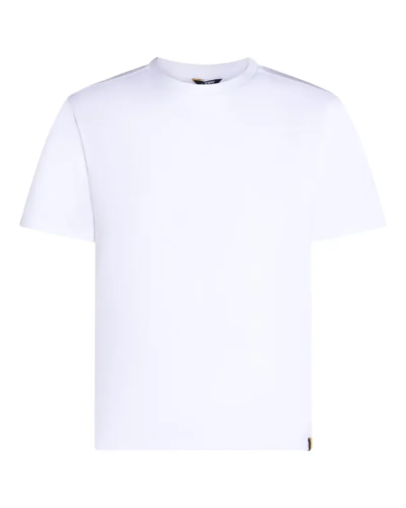 K-Way logo-tape T-shirt - Weiß Weiß