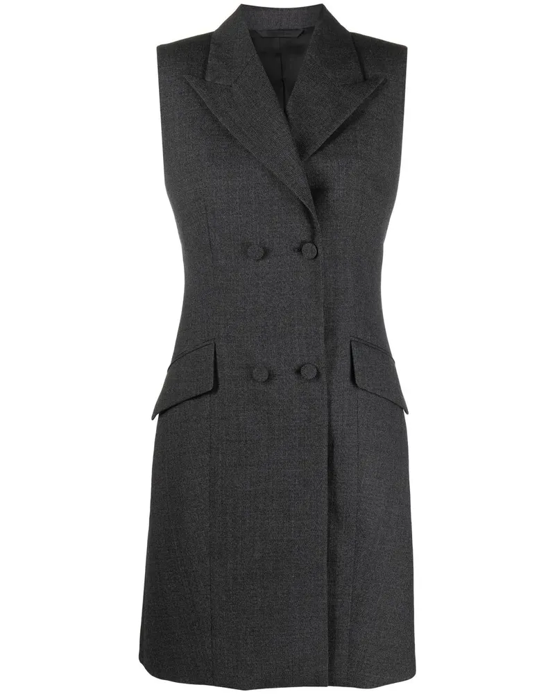 Givenchy Doppelreihiges Smoking-Kleid - Grau Grau