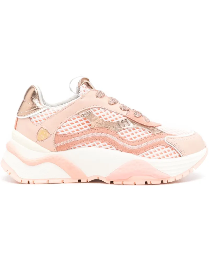 Philippe Model Sneakers mit Kontrasteinsätzen - Rosa Rosa