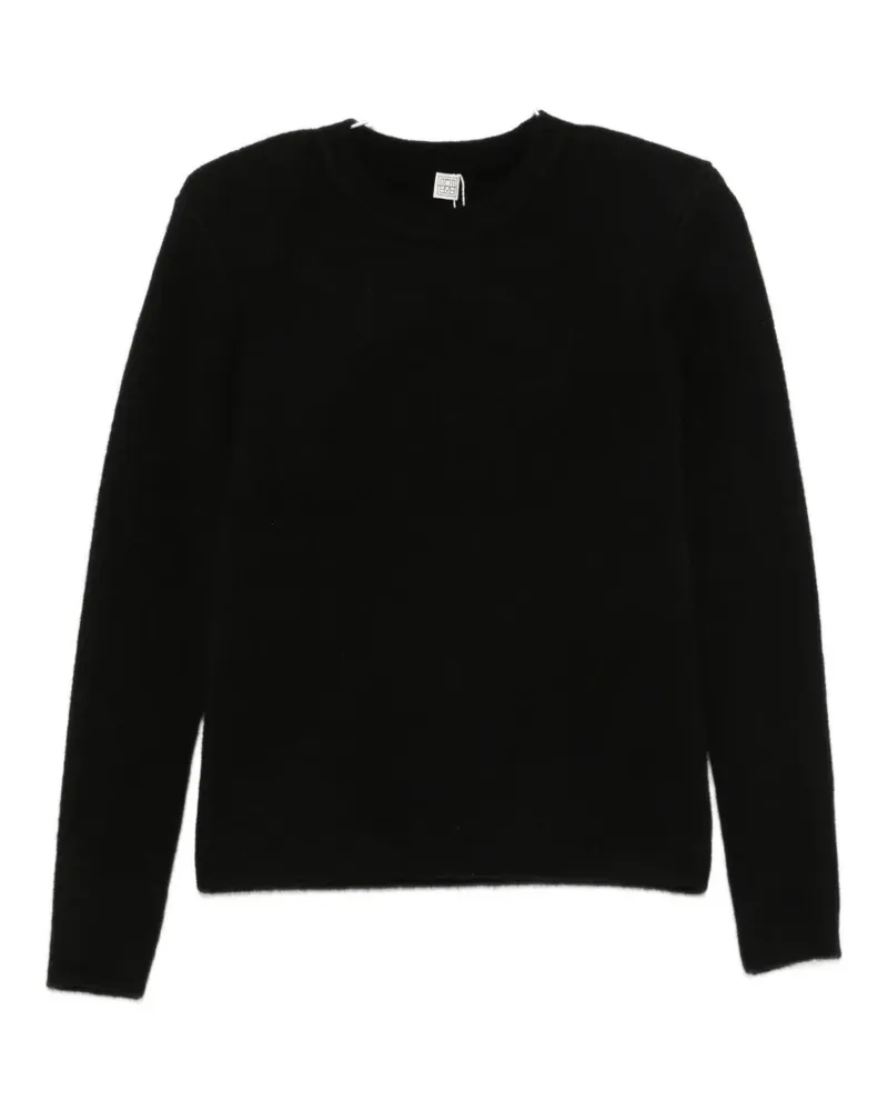 Totême Strukturierter Pullover - Schwarz Schwarz