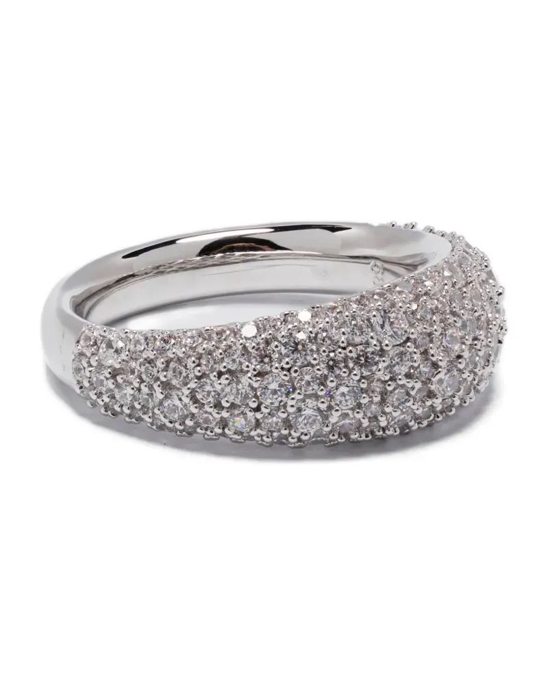 Swarovski Ring mit Pavé-Fassung - Silber Silber