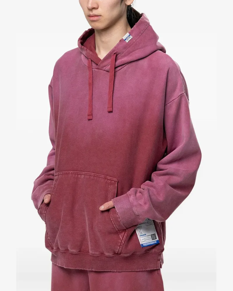 MIHARAYASUHIRO Ausgeblichener Sun Like Distressed-Hoodie - Rot Rot