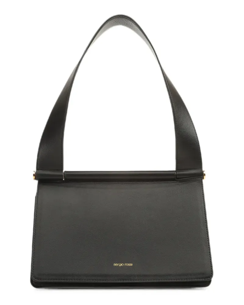 Sergio Rossi Arbor Schultertasche - Schwarz Schwarz
