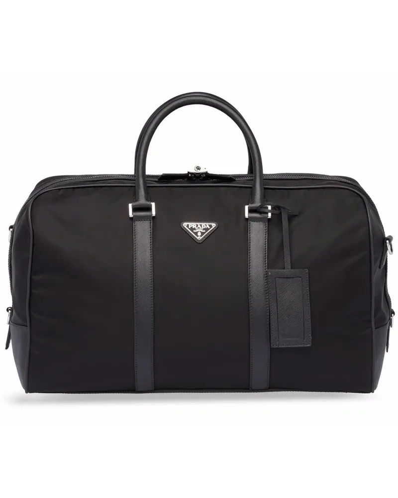 Prada Reisetasche aus Re-Nylon Schwarz