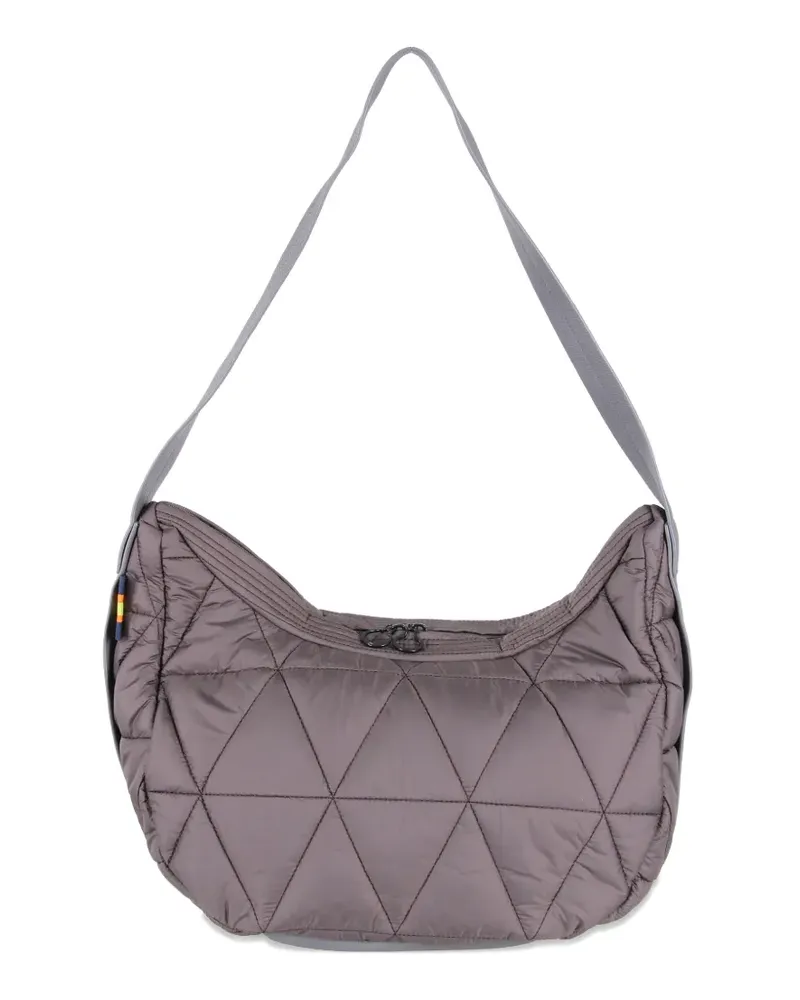 K-Way Gesteppte Didiane Schultertasche - Grau Grau