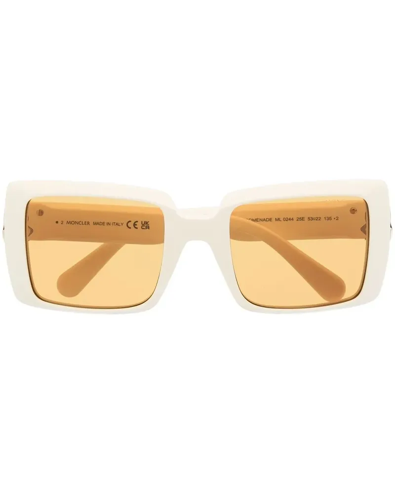Moncler Sonnenbrille im Oversized-Look - Nude Nude