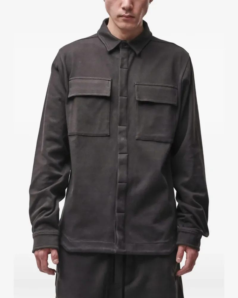 THOM KROM flap-pocket shirt - Grau Grau