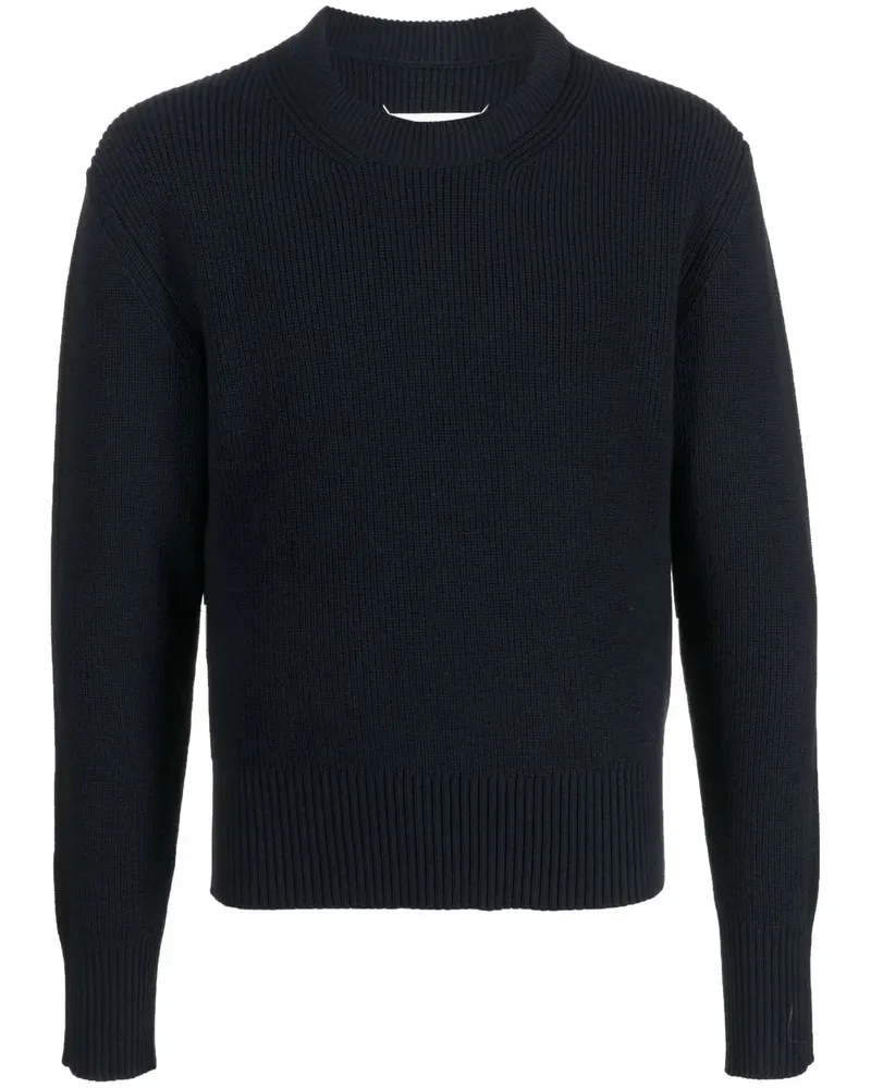 Maison Margiela Pullover mit Ziernähten - Blau Blau