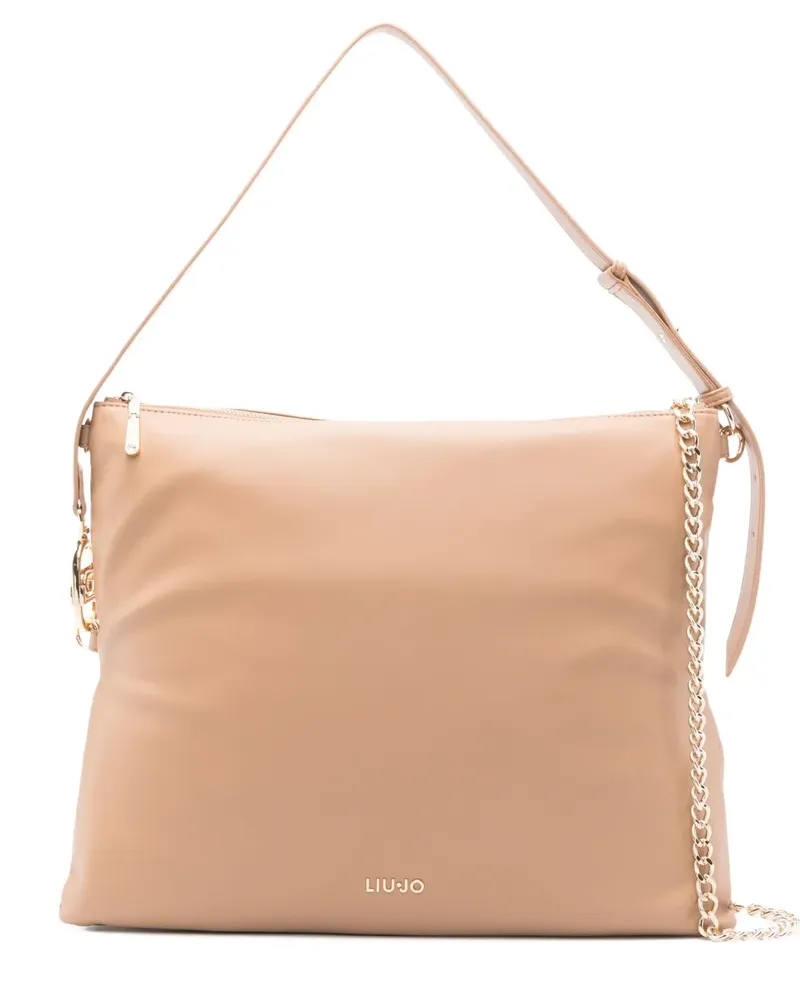 Liu Jo Schultertasche mit Kettenverzierung - Nude Nude