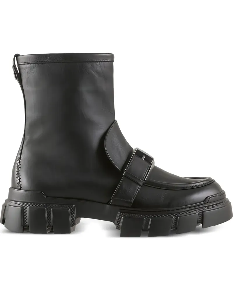Högl Power Stiefel mit breiter Sohle - Schwarz Schwarz