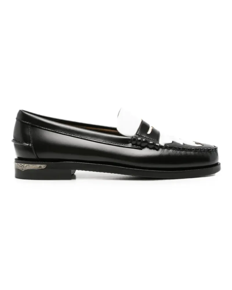 Sebago Dan Scarabe Penny-Loafer - Schwarz Schwarz