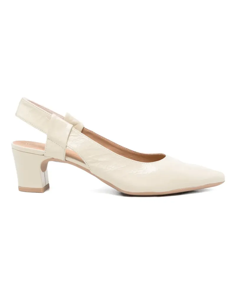 Unisa Spitze Javea Slingback-Sandalen - Nude Nude