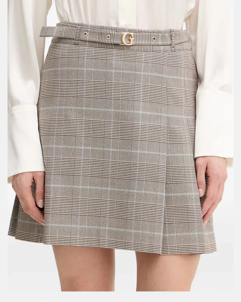 Guess plaid mini skirt - Nude Nude