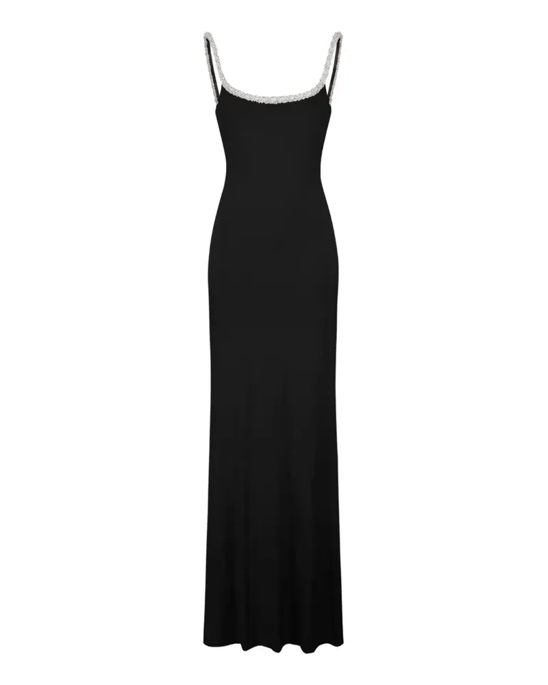 Elisabetta Franchi Red Carpet Kleid aus Kreppjersey - Schwarz Schwarz