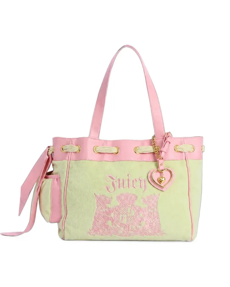Juicy Couture Daydreamer towelling tote bag - Grün Grün
