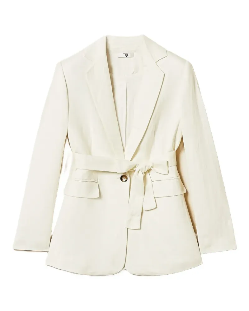 Twin-Set belted blazer - Weiß Weiß