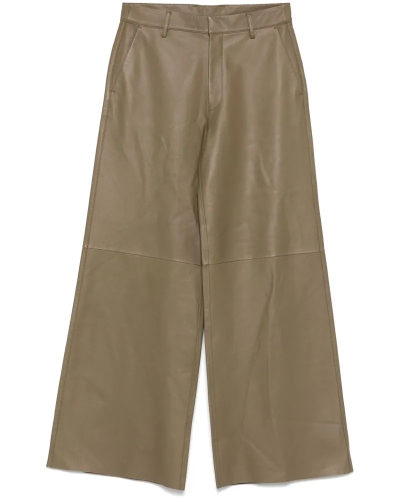 forte_forte Hose aus Leder - Braun Braun