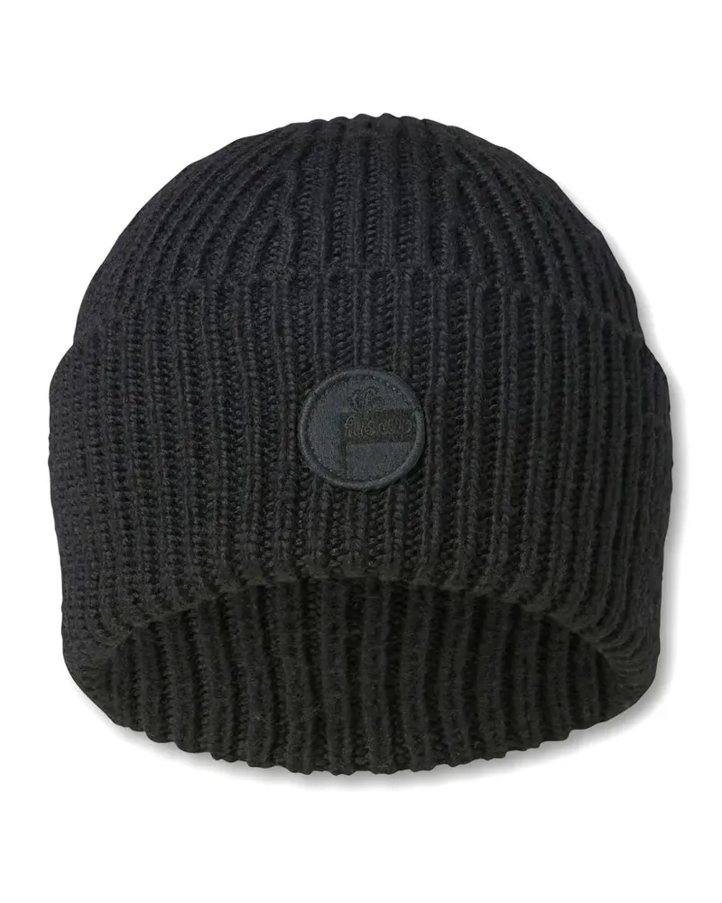 FUSALP Beanie aus Merinowolle - Schwarz Schwarz