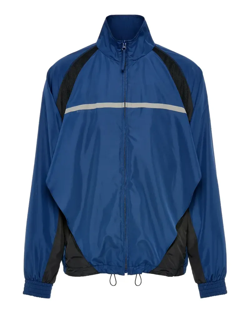 Maison Margiela panelled raglan-sleeve jacket - Blau Blau