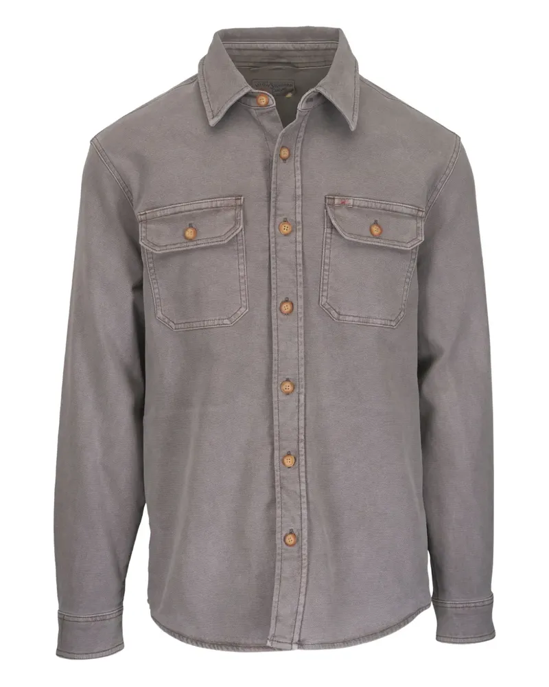 Faherty Hemdjacke mit doppelter Tasche - Grün Grün