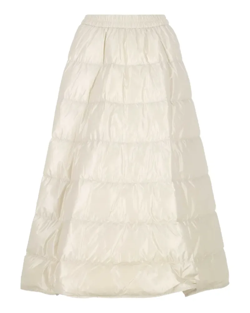 Moncler A-Line down midi skirt - Nude Nude