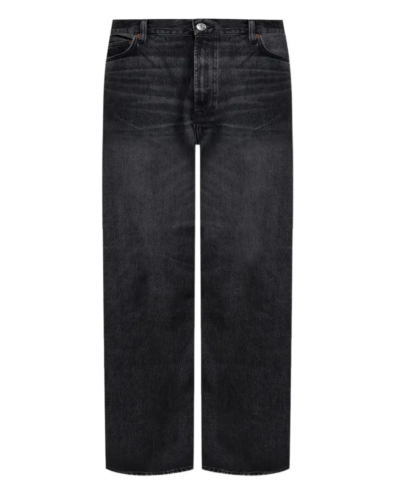 Samsøe & Samsøe Weite Five-Pocket-Jeans - Schwarz Schwarz