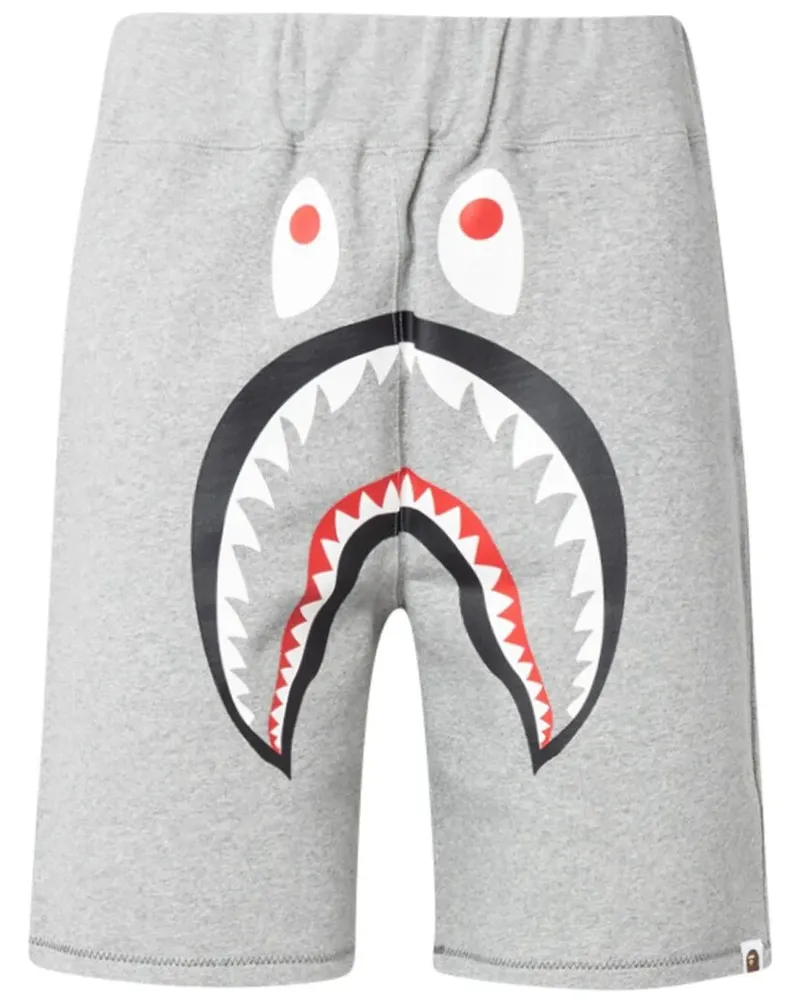 BAPE Shark Joggingshorts - Grau Grau