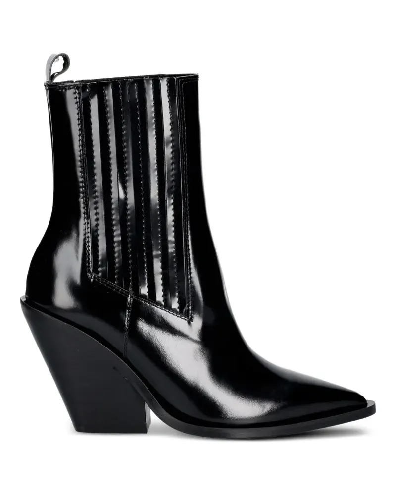 SOULIERS MARTINEZ Vegas Westernstiefel mit Einsätzen - Schwarz Schwarz