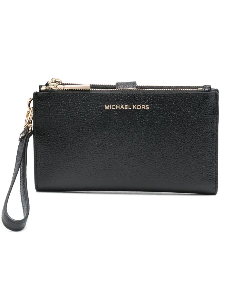 Michael Kors Portemonnaie mit doppeltem Reißverschluss - Schwarz Schwarz