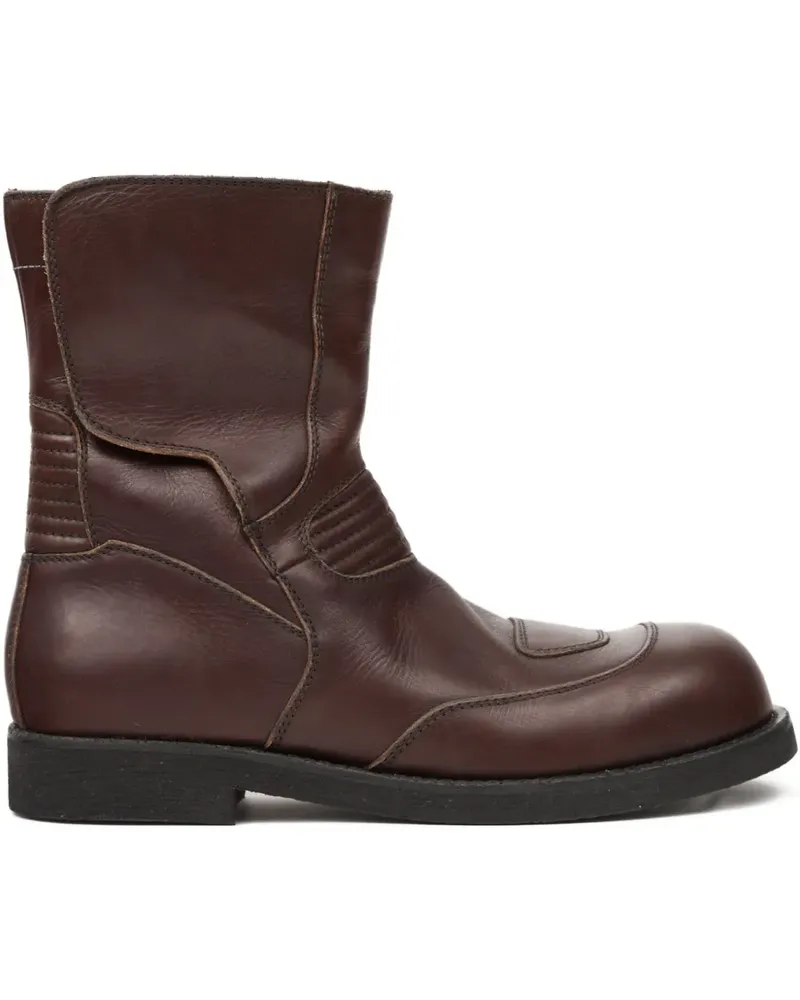 Maison Margiela Stiefeletten mit Blockabsatz - Braun Braun