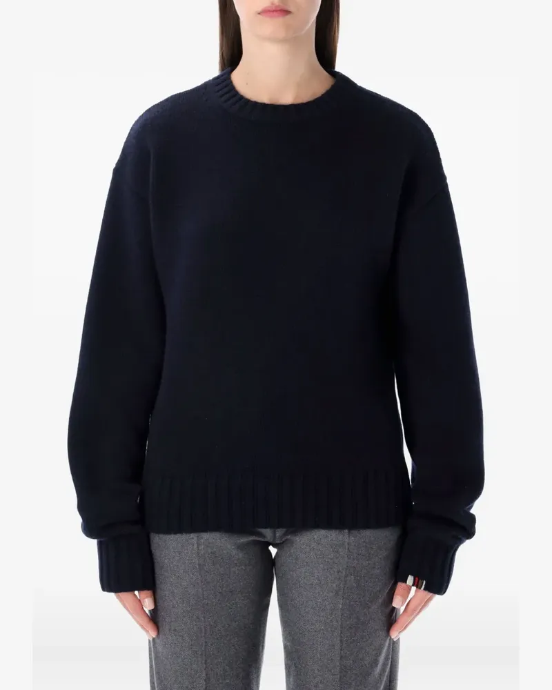extreme cashmere Gerippter Pullover - Blau Blau