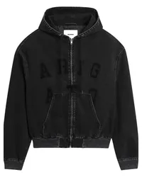 Axel Arigato Venice Jeans-Bomberjacke Schwarz