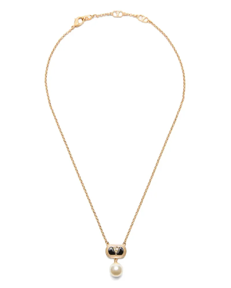 Valentino Garavani Ovalette Halskette - Gold Gold