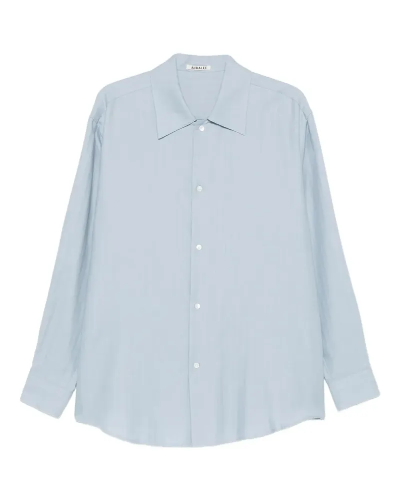 AURALEE Klassisches Hemd - Blau Blau