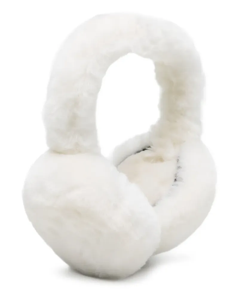 Liska Strukturierte Ohrenschützer - Weiß Weiß