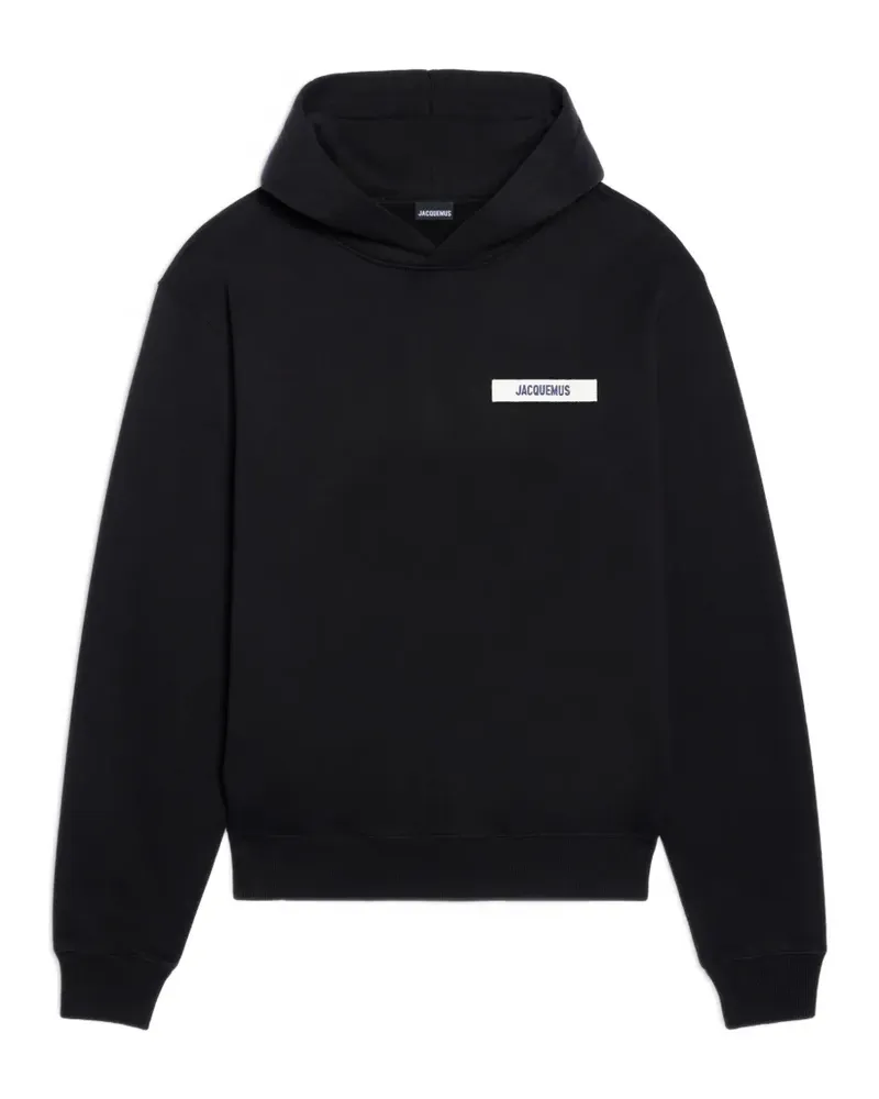 Jacquemus Le Hoodie Gros Grain Hoodie - Schwarz Schwarz