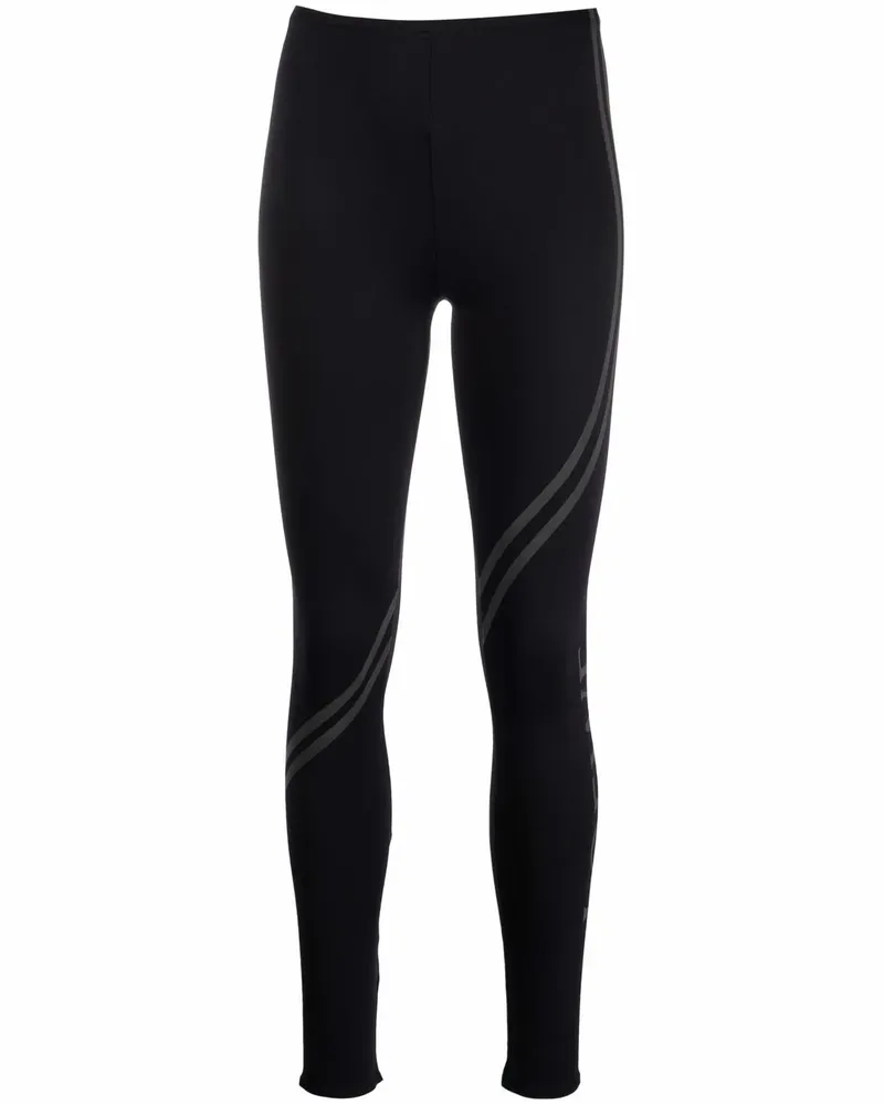 Loewe Leggings mit Logo-Print - Schwarz Schwarz