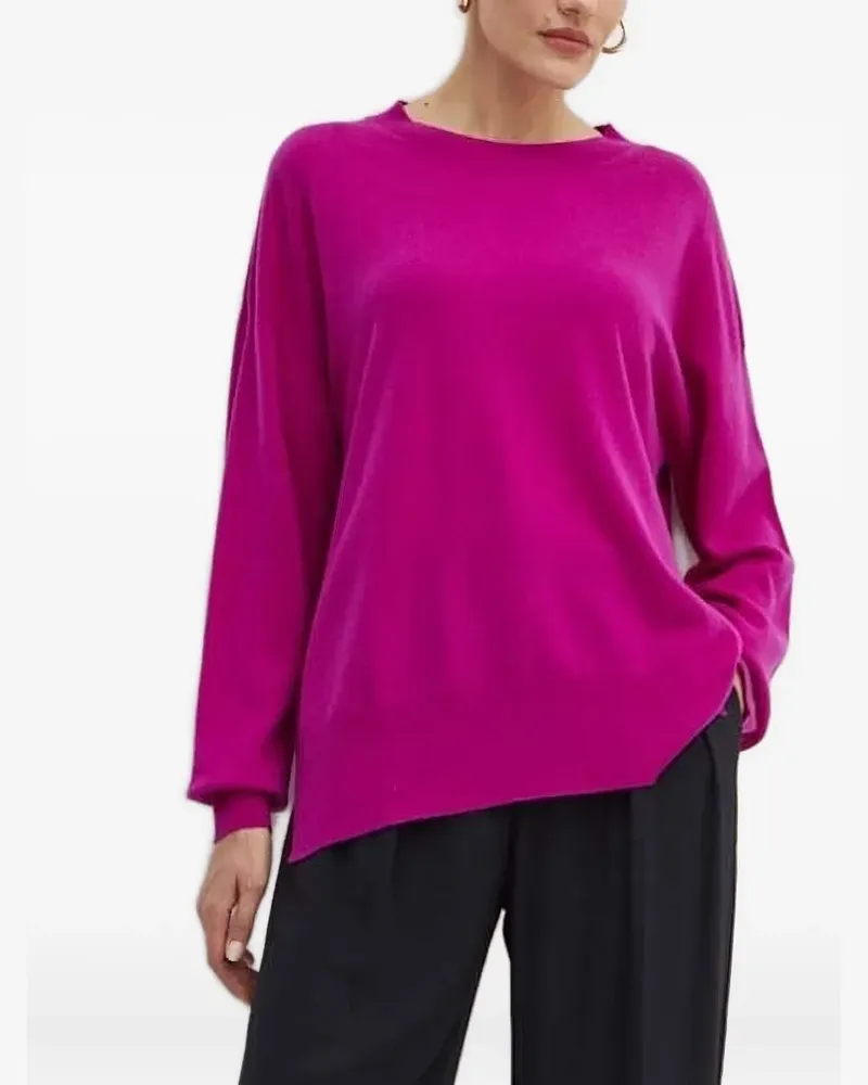 Liviana Conti Pullover mit Rundhalsausschnitt - Rosa Rosa